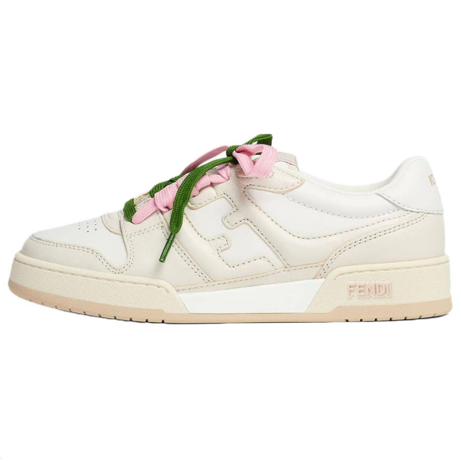 FENDI Match Low top Skateboard Shoes Women's White