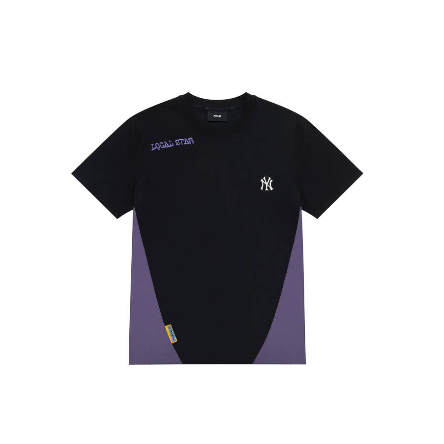 MLB MLB T Shirts Unisex Black Crew Neck Moderate Straight Fit