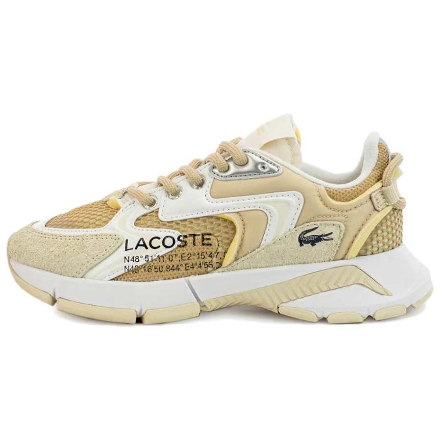 LACOSTE L003 Neo Low top Casual Shoes Women's Light Umber