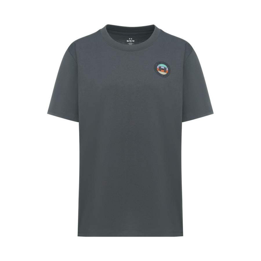 Under Armour Fog Mountains SS26 Short Sleeved T Shirts Women's Castle Rock Gray