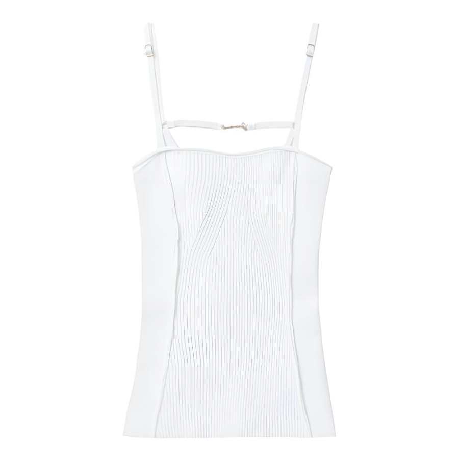 Jacquemus Jacquemus Tank Tops Women's White Thin