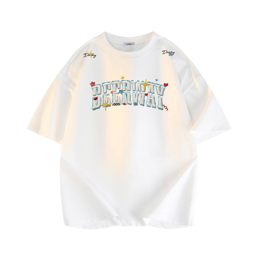 DEERWAY T Shirts Unisex Crew Neck Moderate Heavyweight