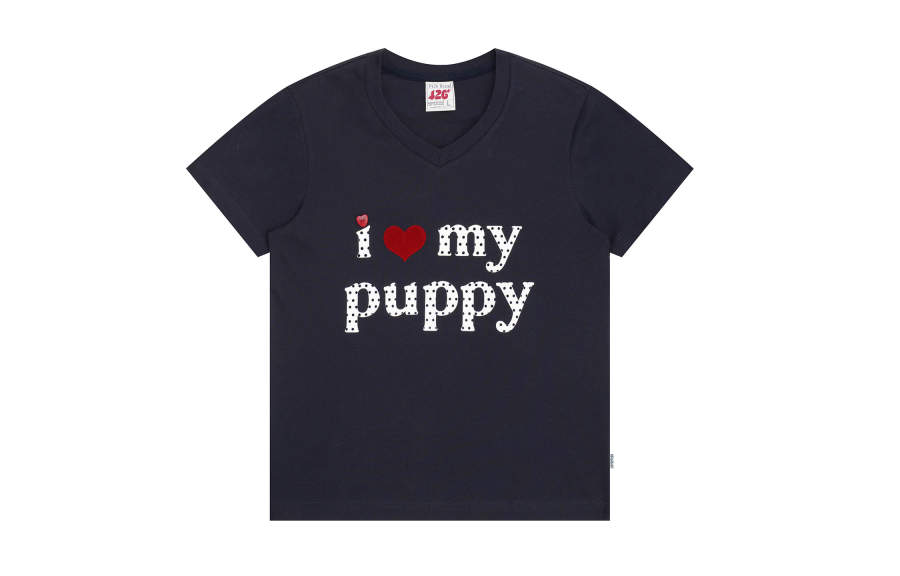 F426 T Shirts Women's V Neck Moderate Nipped In Waist