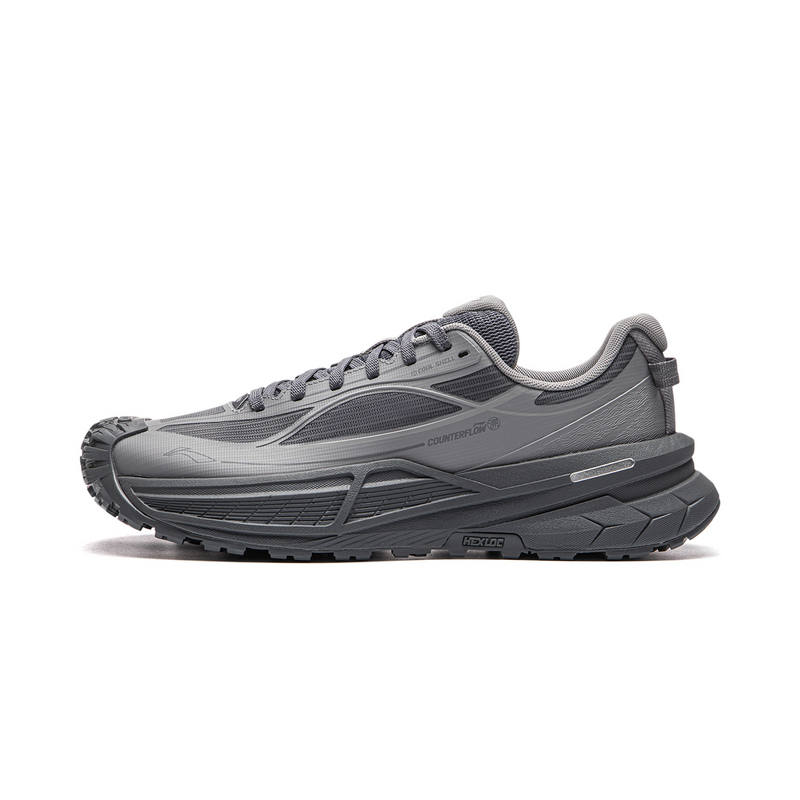 Li-Ning Li Ning Outdoor CF Tracing Xichang 2SE Low top Hiking Shoes Unisex Elegant Gray