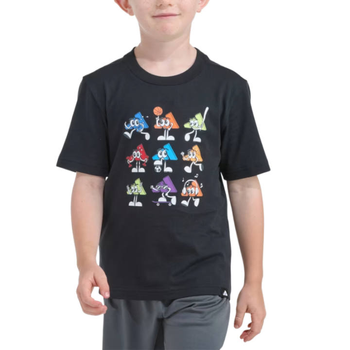 Adidas Adidas Kids T Shirts Crew Neck Moderate