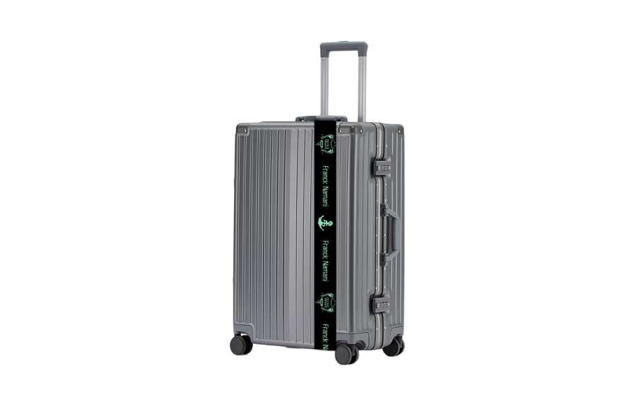 Franck Namani ABS+PC Travel Suitcase Luggage Unisex White/Black/Gray/Pink