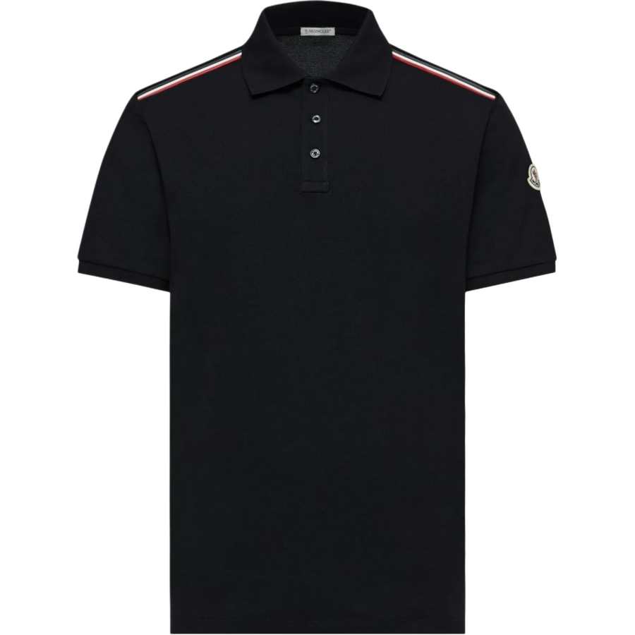 Moncler Logo Patch Short-Sleeved Polo Shirt