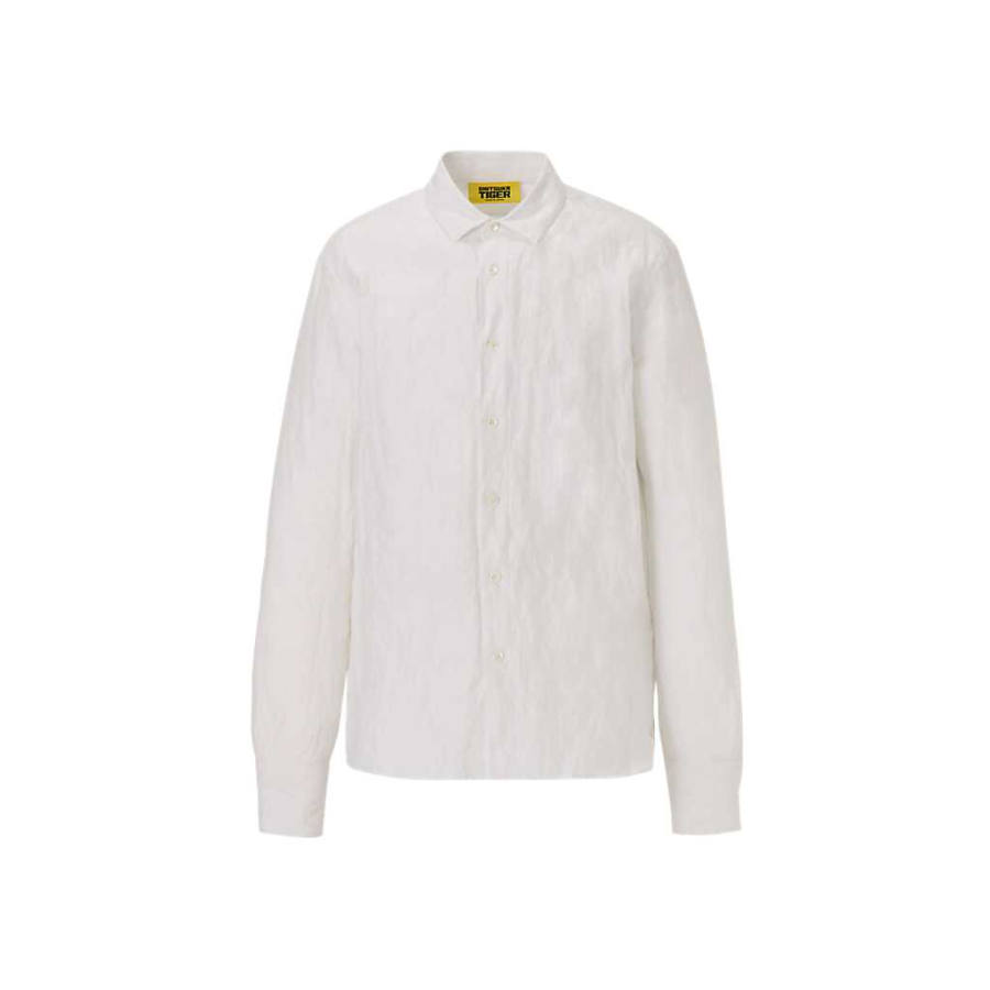 Onitsuka Tiger Shirts Men's White Lapel Moderate