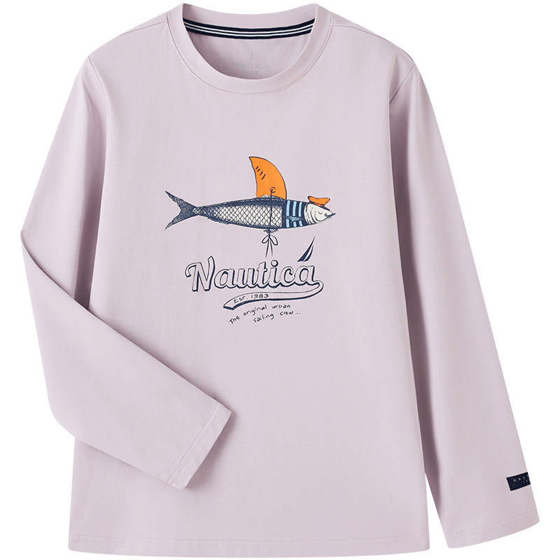 NAUTICA Kids' Apparel Long Sleeved T Shirt