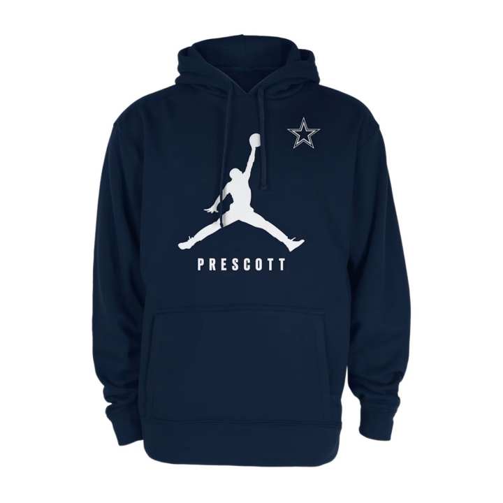 Jordan Nike Nfl Dallas Cowboys D4K (Dak Prescott) Men's Pullover Hoodie
