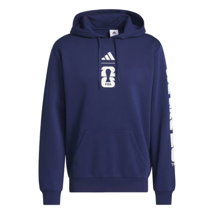 Adidas Adidas Sweatshirts Men's Dark Blue Hooded Non Detachable Moderate