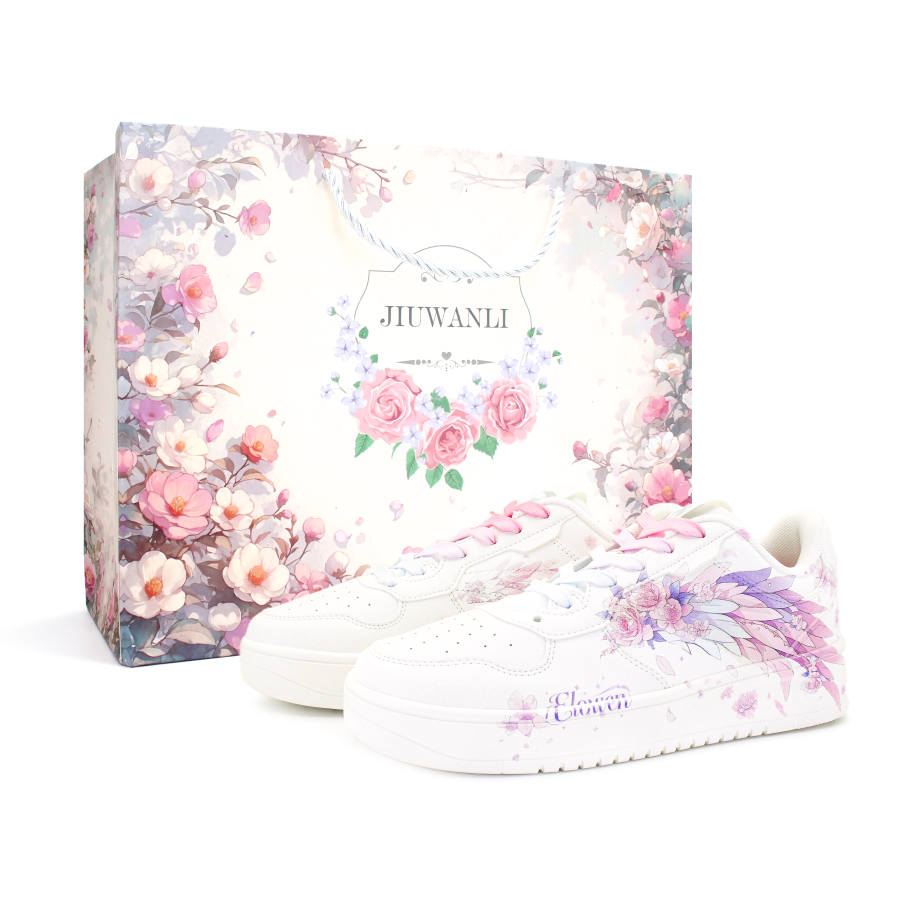 Anta Easy Abrasion Resistant Slip Resistant Low top Skateboard Shoes Women's Pink White
