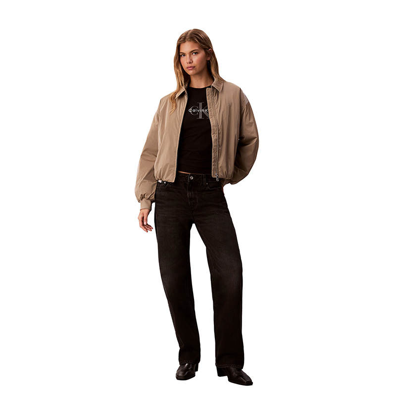 Calvin Klein Jeans Women's 7KL Denim Black Moderate Straight Fit Pants