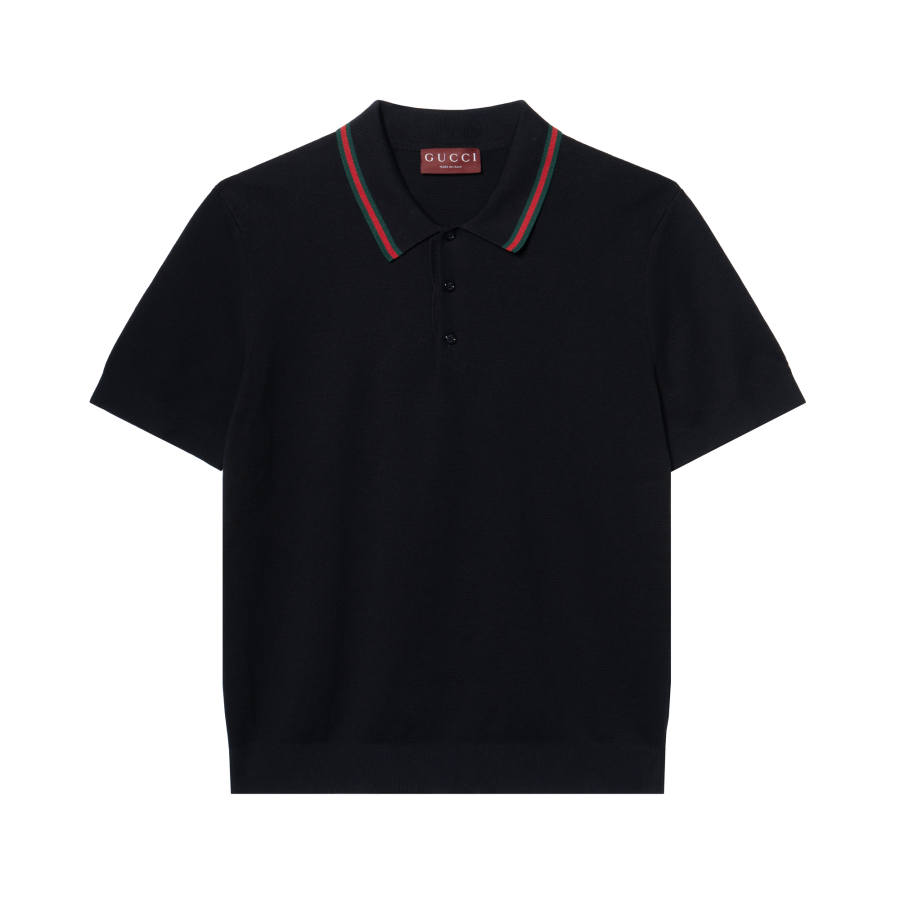 GUCCI Web Detailed Polo Shirt