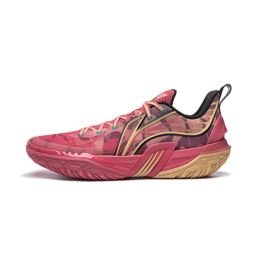 Li-Ning Li Ning Jie Ao 3 Cushioning Slip Resistant Abrasion Resistant Breathable Rebound Anti Twist Grip Low top