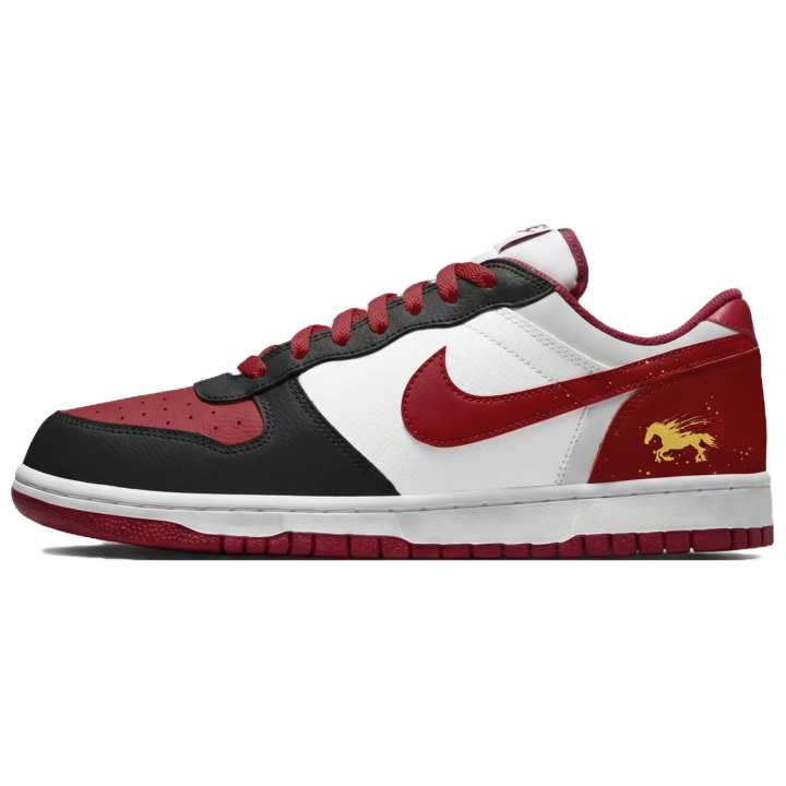Nike Nike Big Lemon Joy Low top Skateboard Shoes Men's Black Red