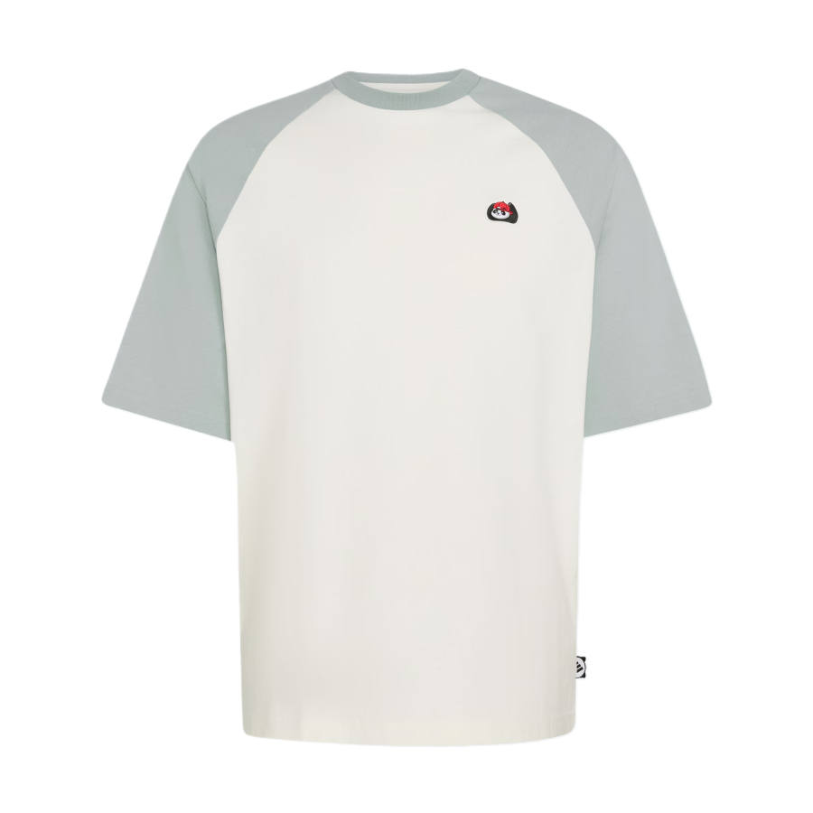 Adidas Adidas T Shirts Men's Jade White/Wonder Light Gray Green Crew Neck Moderate