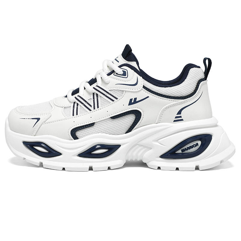 Warrior Abrasion Resistant Breathable Lightweight Height Increasing Low top Chunky Sneakers Men's