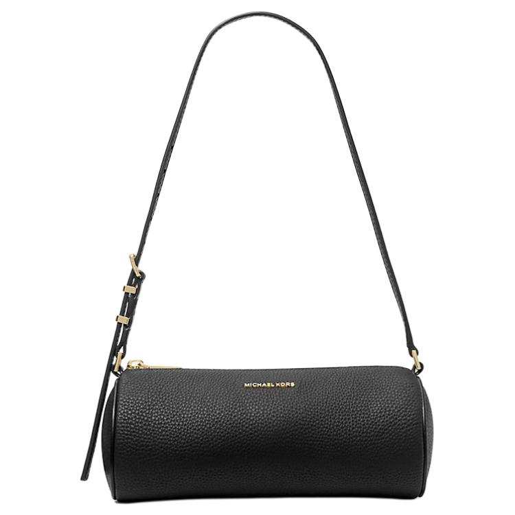 MICHAEL KORS Izzy Leather Cylinder Bag, Shoulder Bag Small Women's Black
