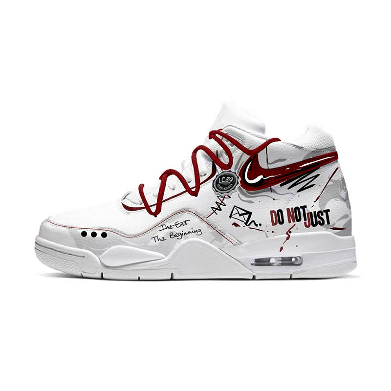 Nike Nike Flight Legacy Unreplied Letters Synthetic Leather Cushioning Slip Resistant Abrasion Resistant Low top