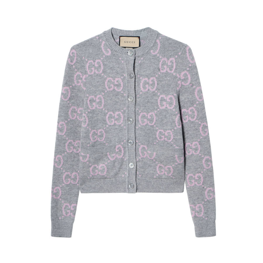 GUCCI Gg Knit Button-Up Cardigan