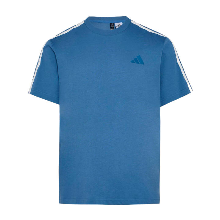 Adidas Adidas T Shirts Men's Mixed Ink Blue Crew Neck Moderate