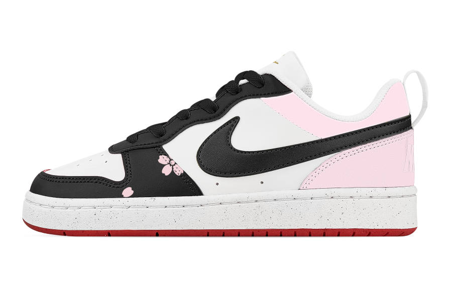 Nike Nike Court Borough Cherry Blossom Bellflower Abrasion Resistant Slip Resistant Low top Skateboard Shoes Unisex