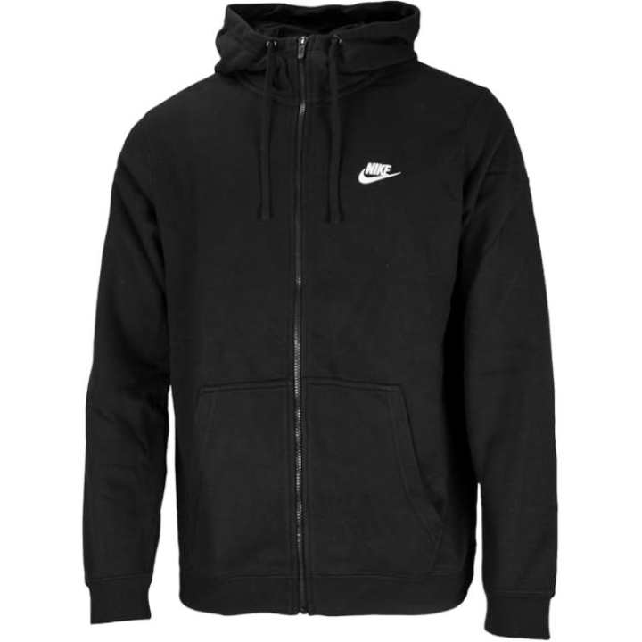 Nike Nike Club Sweatshirts Men's Black Hooded Non Detachable Moderate