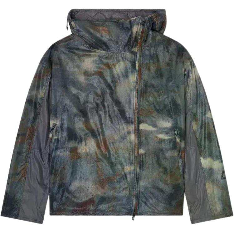DIESEL Diesel hooded military jacket