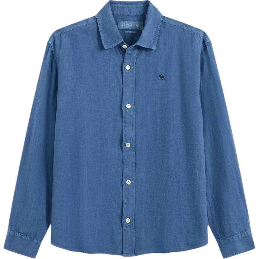 Abercrombie&Fitch Shirts Men's Blue Lapel Moderate