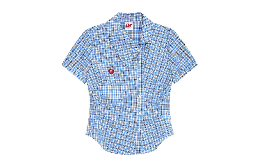 F426 Shirts Women's Asymmetrical Collar Moderate