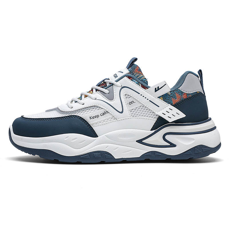 WARRIOR Warrior Height Increasing Abrasion Resistant Lightweight Low top Chunky Sneakers Men's