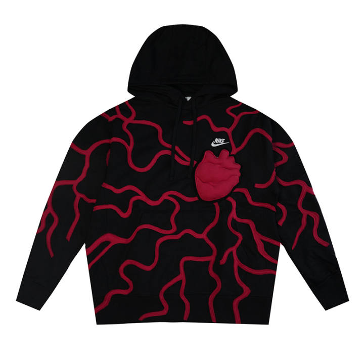 Nike Nike Sportswear Sweatshirt Unisex Black Red