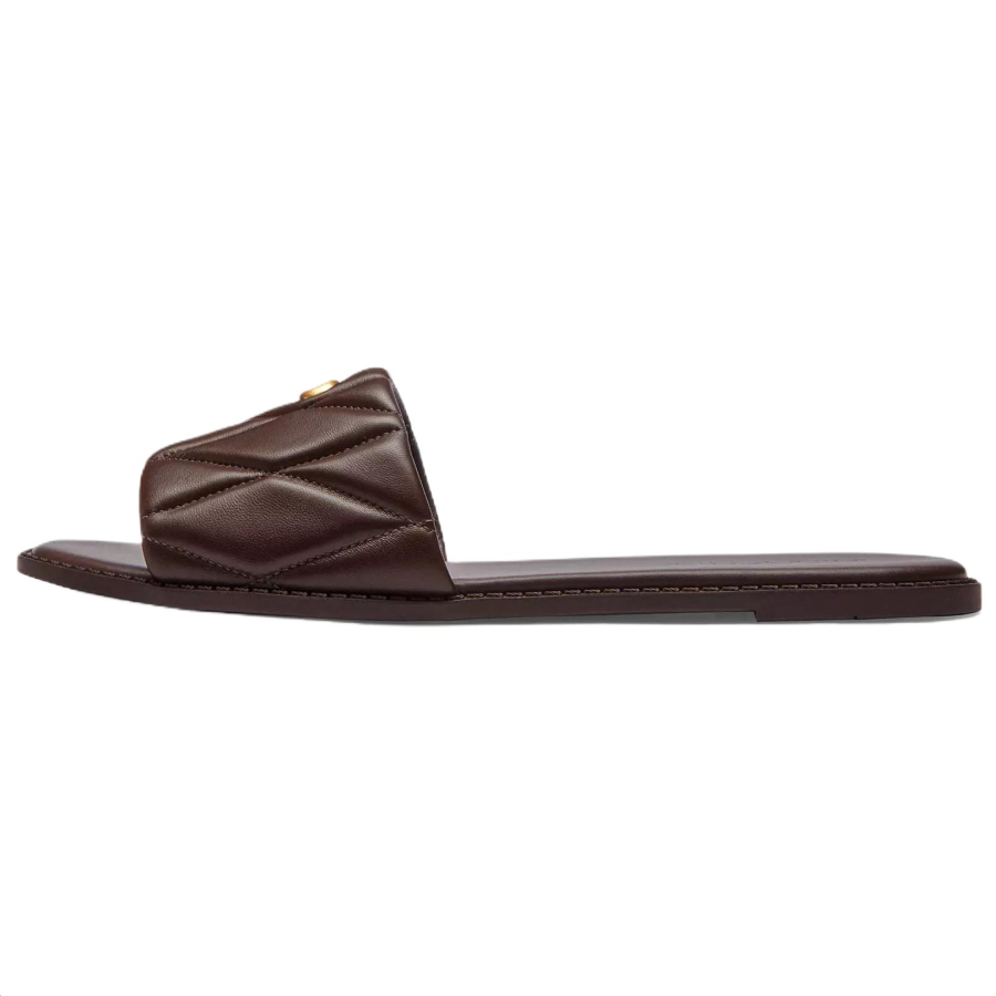 COACH COACH Slide Slippers Women's Maple Brown