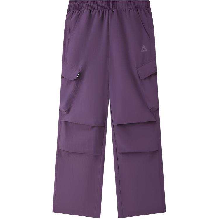 PEAK Casual Pants Men's Dark Purple Moderate Wide Leg Pants
