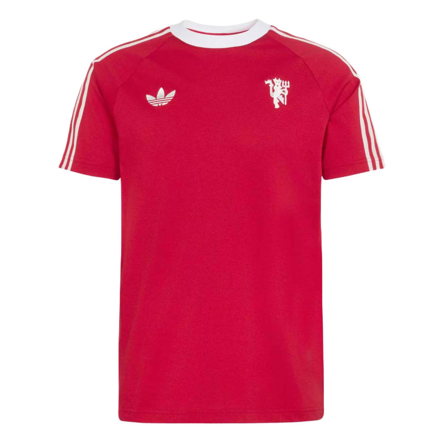 Adidas Originals T Shirts Men's Victory Red Team Crew Neck Moderate
