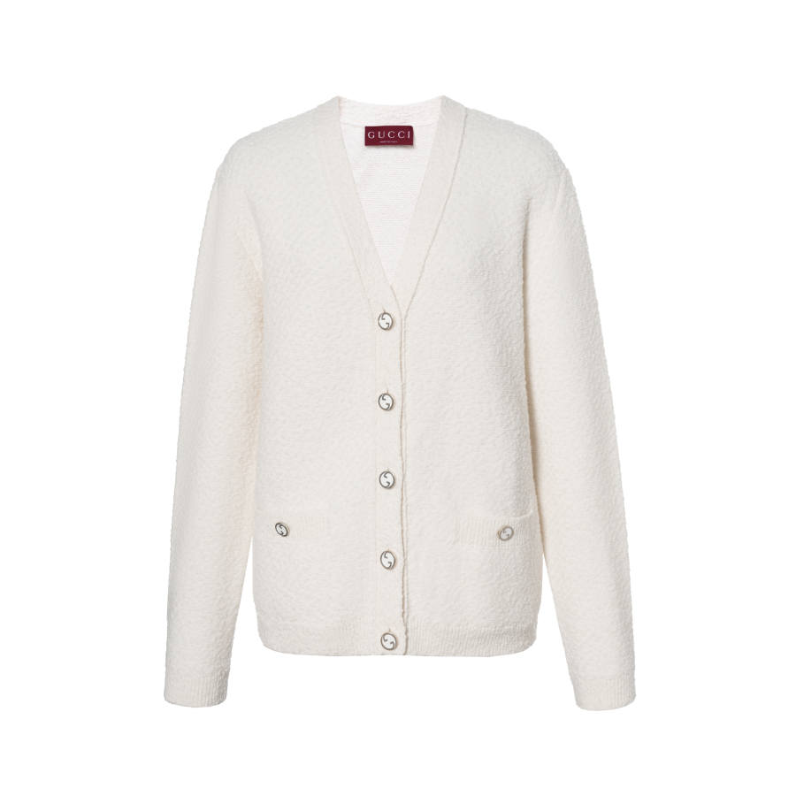 GUCCI Button-Up Knit Cardigan