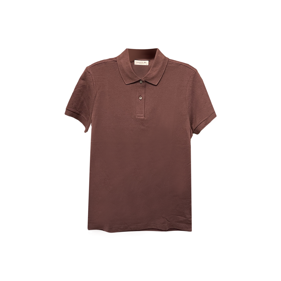 LACOSTE Polo Shirts Women's Polo Collar Moderate Straight Fit