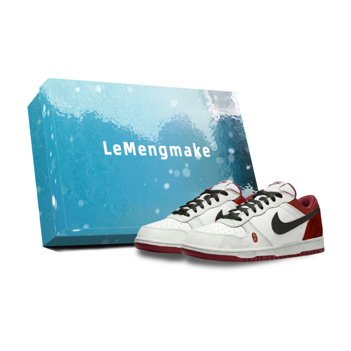 Nike Nike Big Lemon Joy Low top Skateboard Shoes Men's Red White