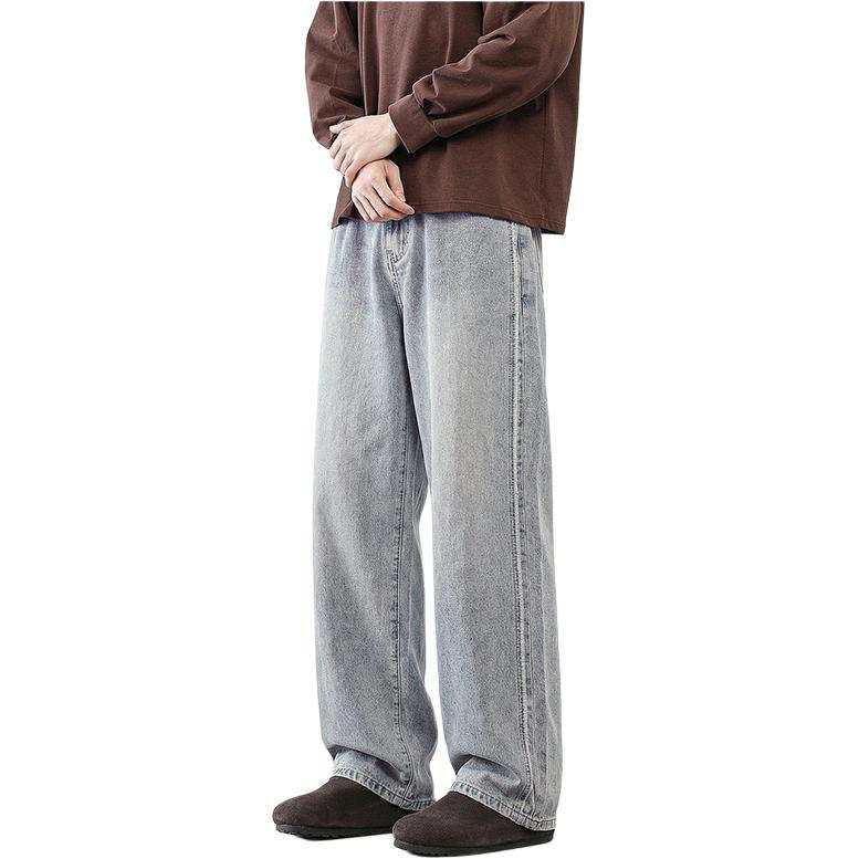 Tonlion Jeans Men's Moderate Straight Fit Pants
