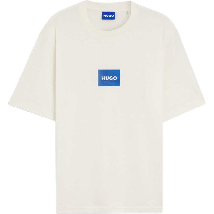 HUGO BOSS T Shirts Men's White Crew Neck Moderate