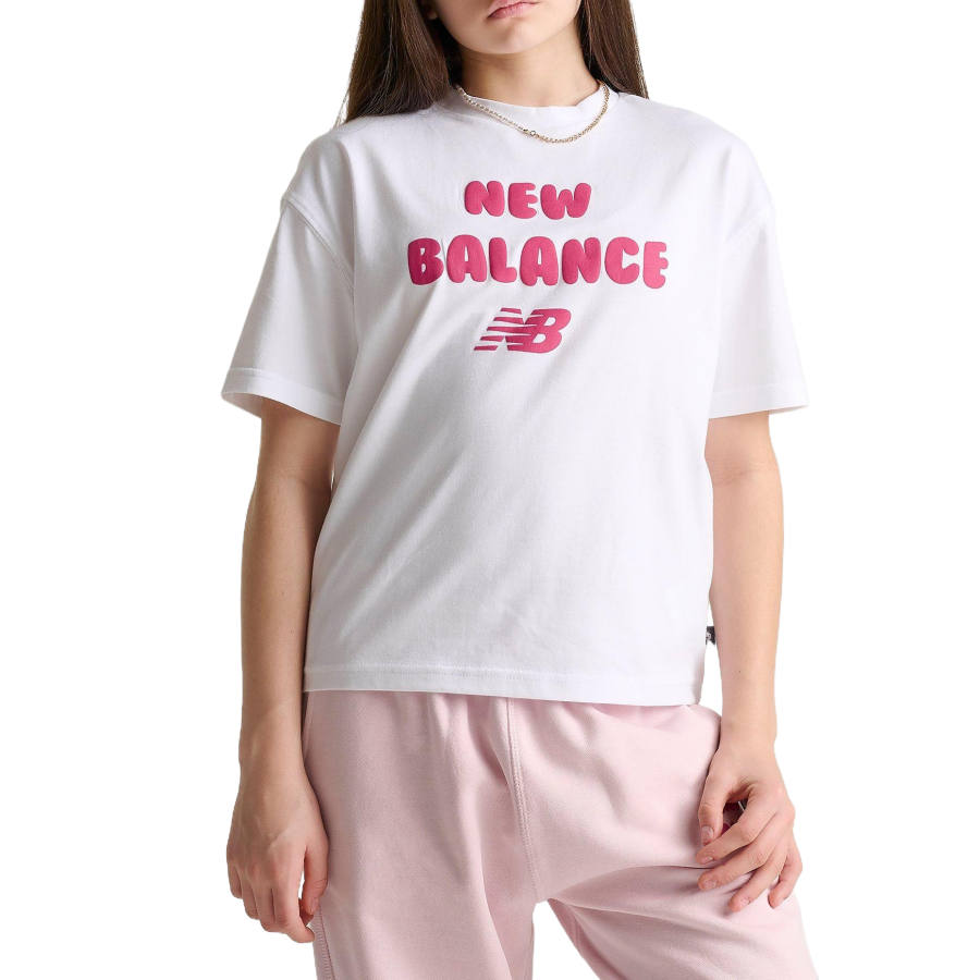 New Balance New Balance Kids T Shirts Crew Neck Moderate