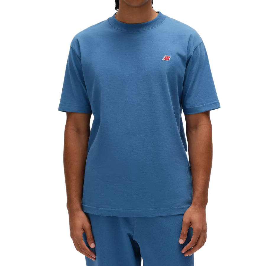 New Balance New Balance T Shirts Men's Sea Stone Crew Neck Moderate