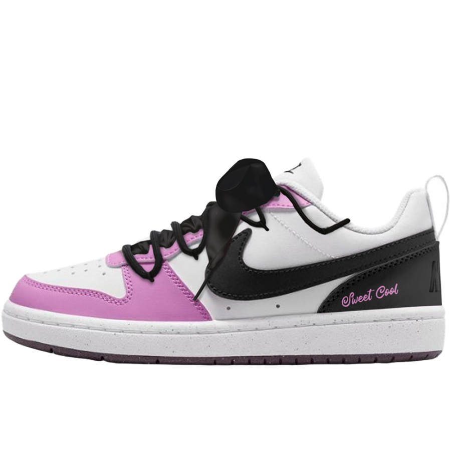 Nike Nike Court Borough Recraft Purple Moonlight Low top Kids' Skateboarding Shoes Black Pink