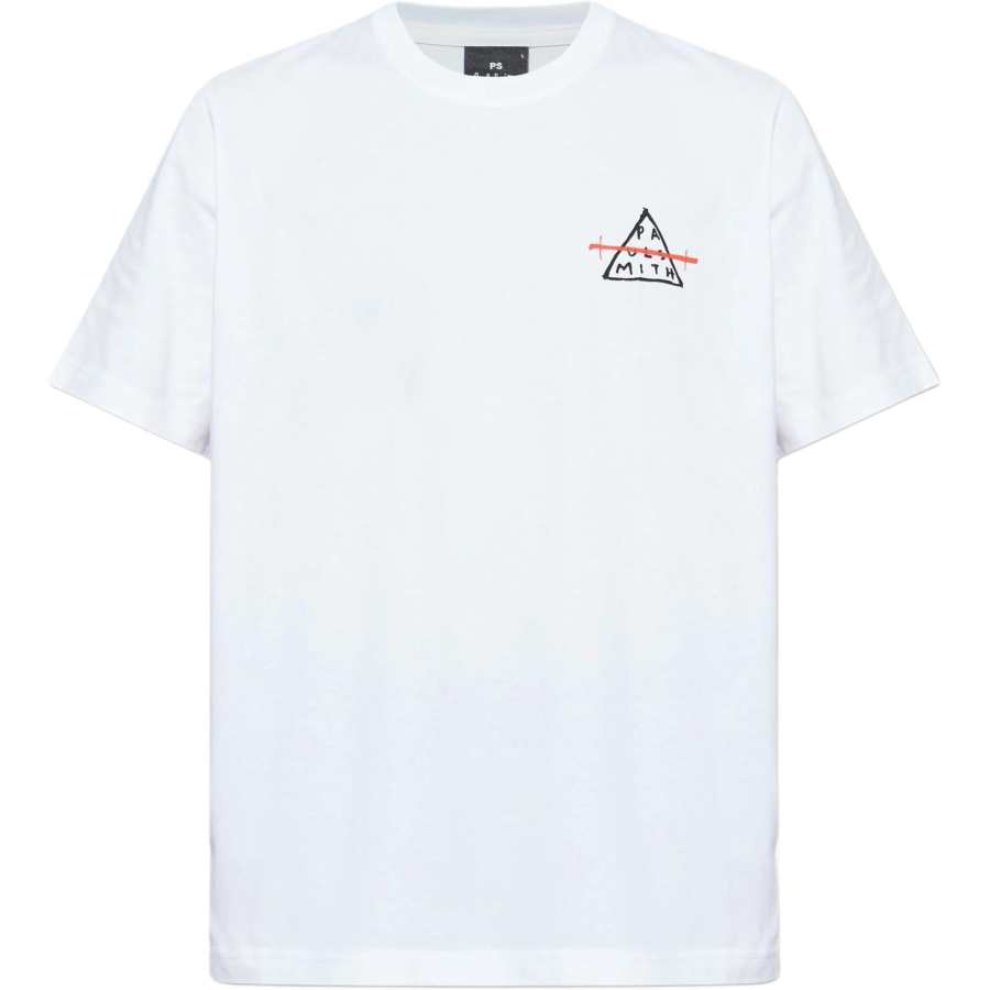 Ps By Paul Smith Logo Print Crewneck T-Shirt