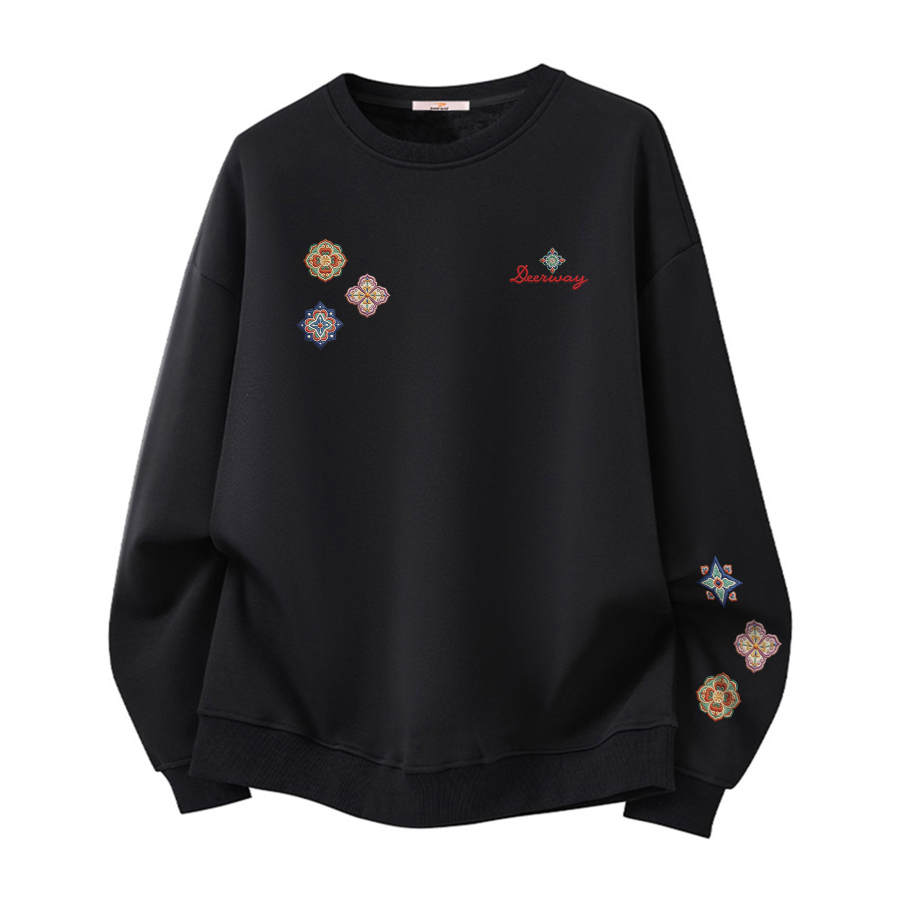 DEERWAY DEERWAY Sweatshirts Unisex Crew Neck Moderate