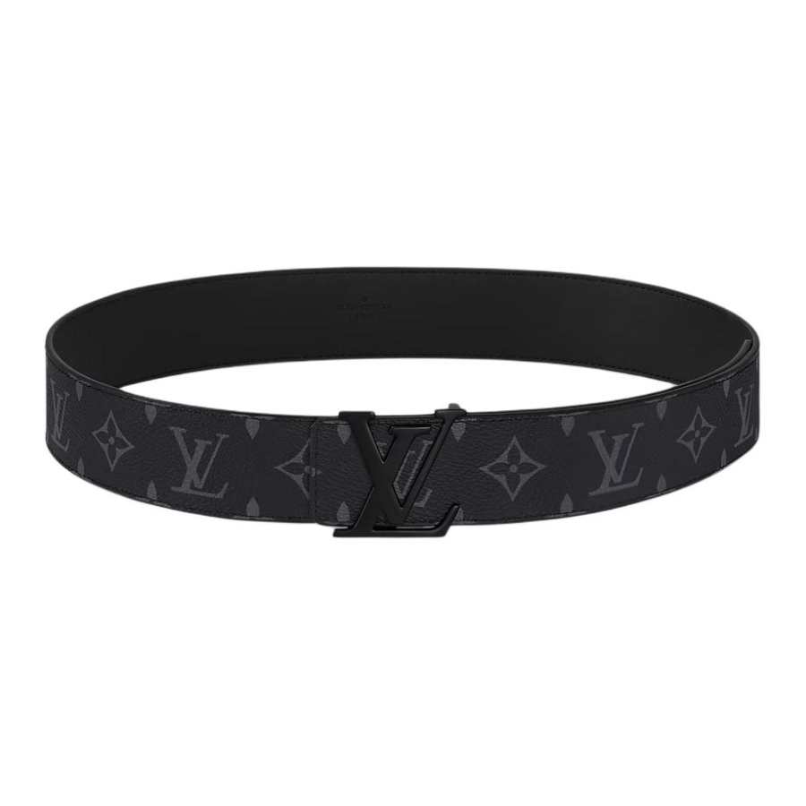 LOUIS VUITTON LOUIS VUITTON Lv Initiales 40mm Matte Black Belt