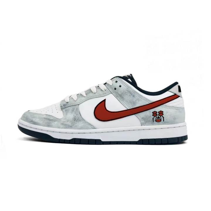 Nike Nike Dunk Happiness Encounter Abrasion Resistant Slip Resistant Low top Skateboard Shoes Unisex