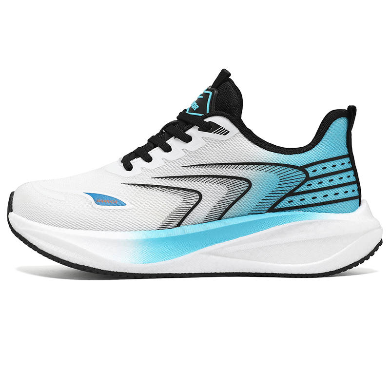 Warrior Cushioning Abrasion Resistant Breathable Lightweight Height Increasing Low top Running Shoes Men's
