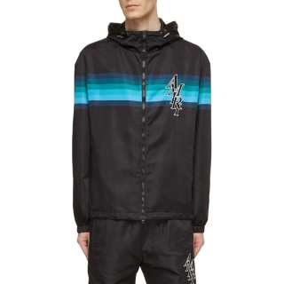 AMIRI Jackets Men's Black Hooded Non Detachable Moderate Other